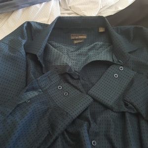 Black Label by ruffini men's dress shirt